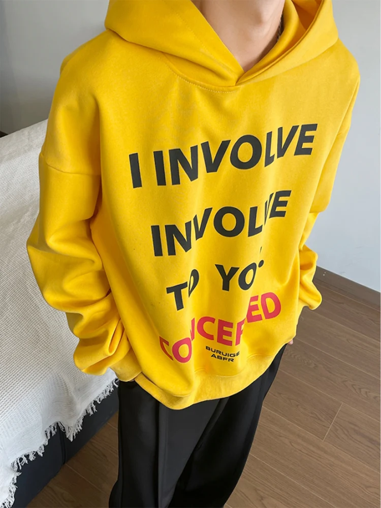 Dopne Yellow Hoodie Oversize American High Street Spring Autumn Design Couple's Top Polyester Fiber Casual Wear
Dopne Yellow Hoodie Oversize American High Street Spring Autumn Design Couple's Top Polyester Fiber Casual Wear