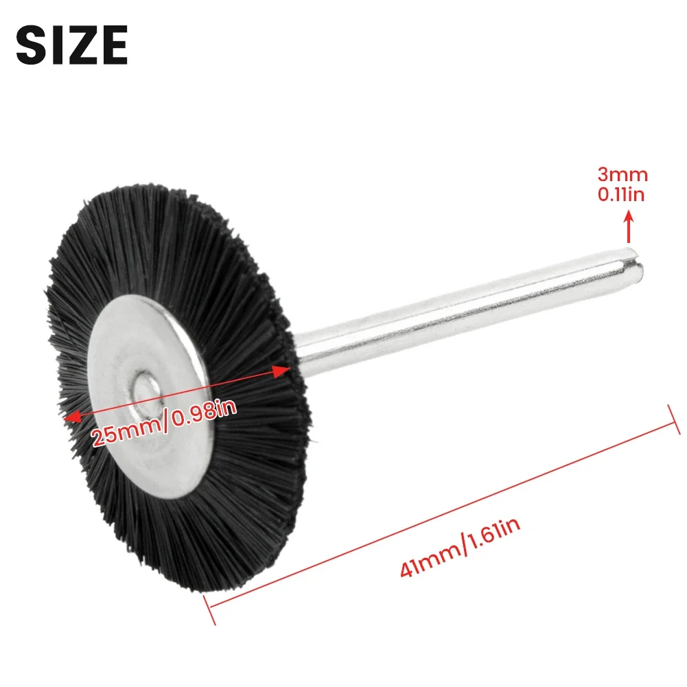 Polishing Nylon Brushes 10 Pcs Coating Degreasing Burr For Grinding High Efficiency T Type 3mm Shank High Quality
Polishing Nylon Brushes 10 Pcs Coating Degreasing Burr For Grinding High Efficiency T Type 3mm Shank High Quality