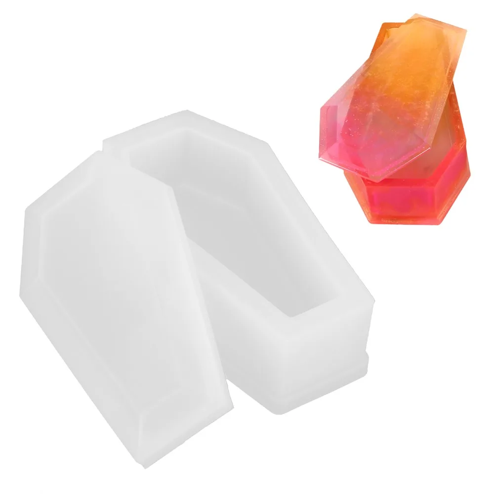 Dark Mirror Silicone Coffin Mould Vampire Theme Coffin Shape Resin Silicone Mould Not Easy to Break Trinket Box
Dark Mirror Silicone Coffin Mould Vampire Theme Coffin Shape Resin Silicone Mould Not Easy to Break Trinket Box