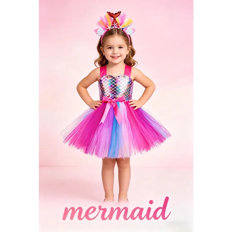 Mermaid Scale Ocean Style Dress Sequined Mesh Tutu Gown for Birthday Holiday Pool Party Cosplay Role Play Stage Show Performance
Mermaid Scale Ocean Style Dress Sequined Mesh Tutu Gown for Birthday Holiday Pool Party Cosplay Role Play Stage Show Performance