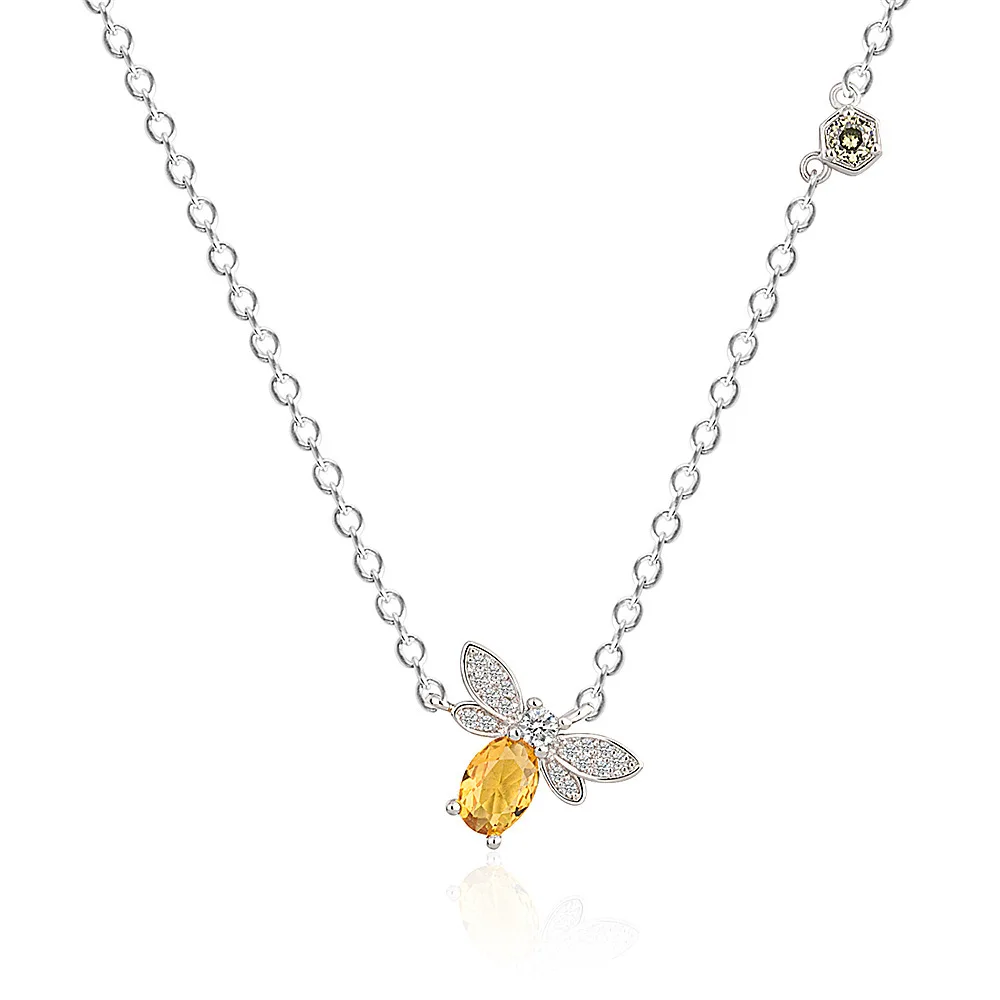 Genuine 925 Sterling Silver Necklace Jewelry Little Bee Parttern Pendant Necklace For Women Factory Outlet Wholesale
Genuine 925 Sterling Silver Necklace Jewelry Little Bee Parttern Pendant Necklace For Women Factory Outlet Wholesale
