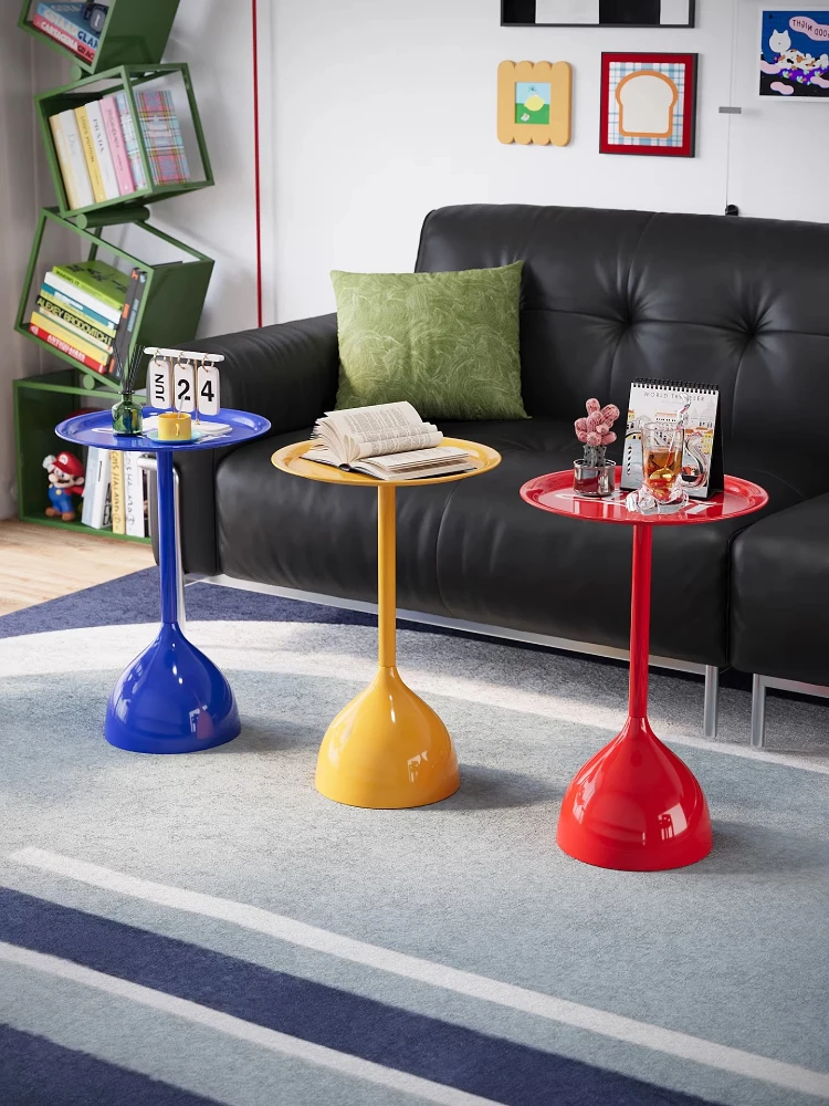 Colored Round Table Creative Dopamine Furniture Leisure Coffee Table Living Room Sofa Side Table Bedroom Bedside Storage Shelf
Colored Round Table Creative Dopamine Furniture Leisure Coffee Table Living Room Sofa Side Table Bedroom Bedside Storage Shelf