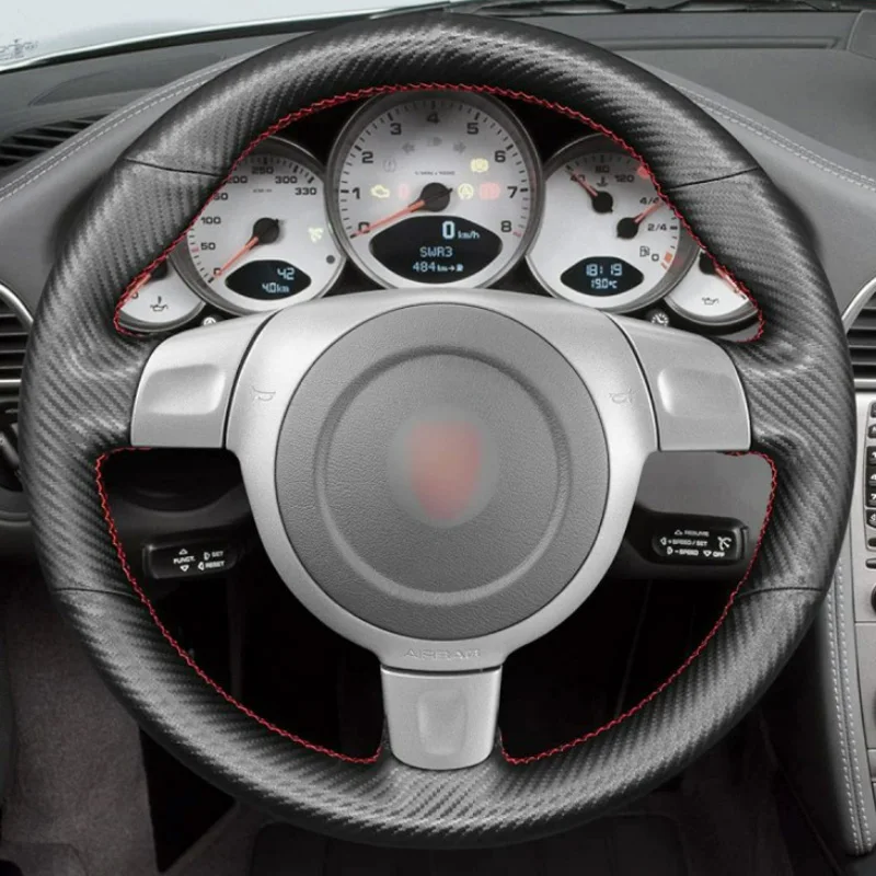Custom Wear-resistant Suede Car Steering Wheel Cover Car Interior for Porsche Porsche 911 997 Boxster 987 Cayman 987 2005-2011
Custom Wear-resistant Suede Car Steering Wheel Cover Car Interior for Porsche Porsche 911 997 Boxster 987 Cayman 987 2005-2011