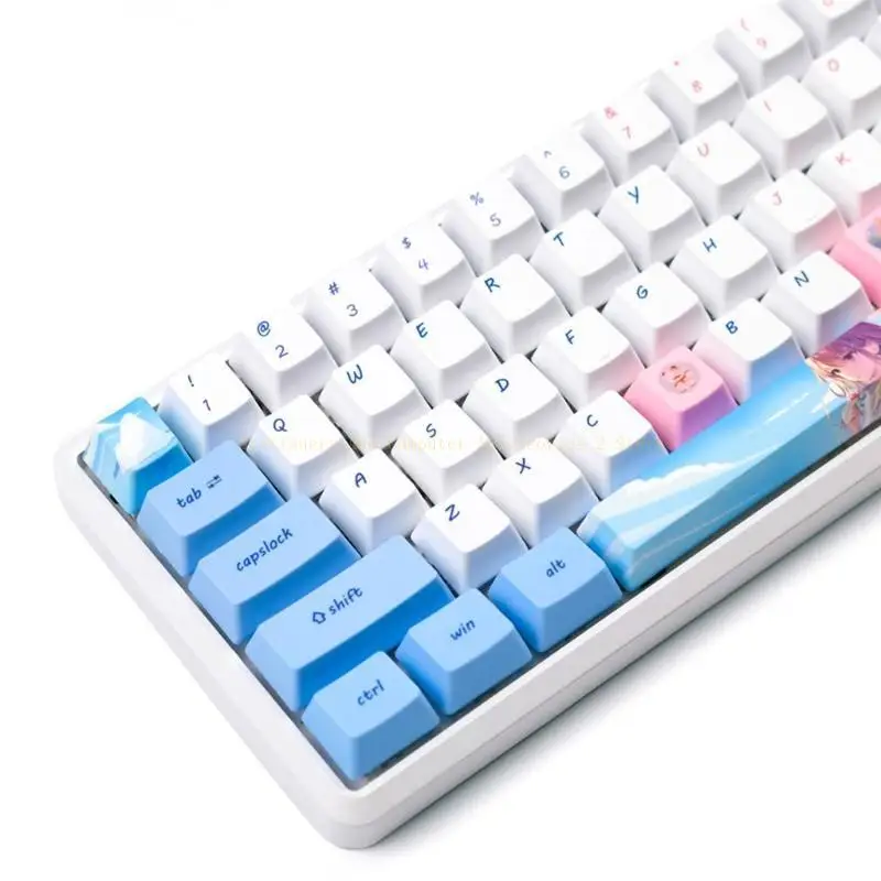 Blue Pink Girlish Keycaps PBT Standard Dye Sublimation Process Keycap 118Keys OEM Profile for Mechanical Keyboard
Blue Pink Girlish Keycaps PBT Standard Dye Sublimation Process Keycap 118Keys OEM Profile for Mechanical Keyboard