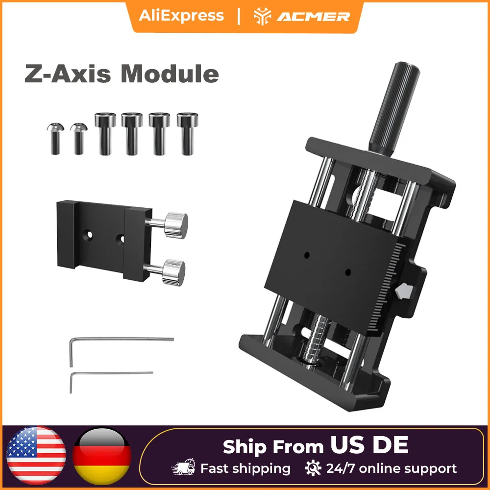 ACMER Z-Axis Adjustable Lifting Module Height Adjuster Metal Bracket for P1S PRO/P1/P2/P3 Laser Engraving Machine
ACMER Z-Axis Adjustable Lifting Module Height Adjuster Metal Bracket for P1S PRO/P1/P2/P3 Laser Engraving Machine