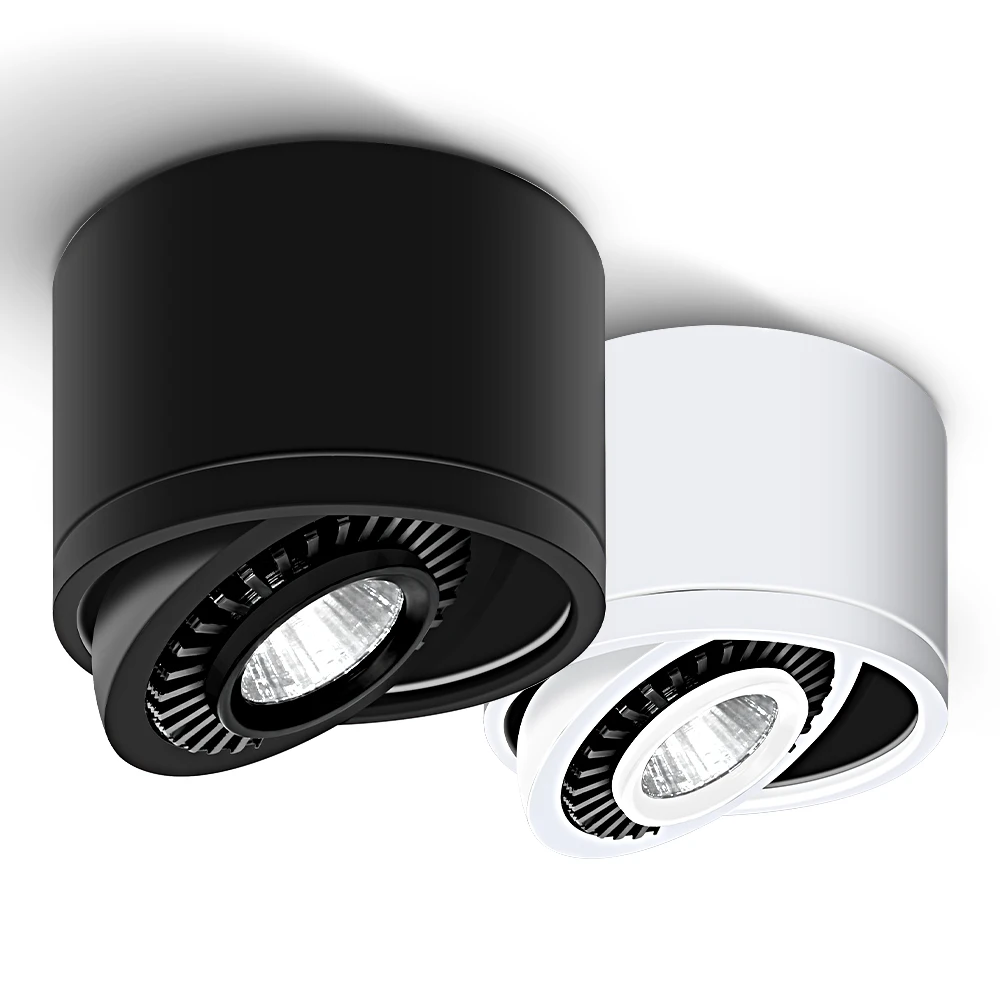 Angle Adjustable Dimmable Surface Mounted Downlight led Ceiling Lamp 5W 7W 9W 15W LED COB Spot Light AC110/220V Ceiling Light
Angle Adjustable Dimmable Surface Mounted Downlight led Ceiling Lamp 5W 7W 9W 15W LED COB Spot Light AC110/220V Ceiling Light