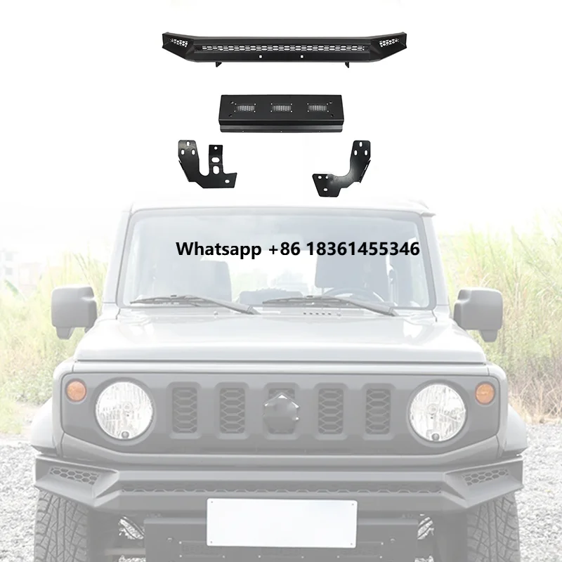 For 4th Gen Jimny Sierra JB64 JB74 JC74 3/5Door 19-24 Car Accessories New Steel Aluminum Front Bumper Guard Body Kit
For 4th Gen Jimny Sierra JB64 JB74 JC74 3/5Door 19-24 Car Accessories New Steel Aluminum Front Bumper Guard Body Kit
