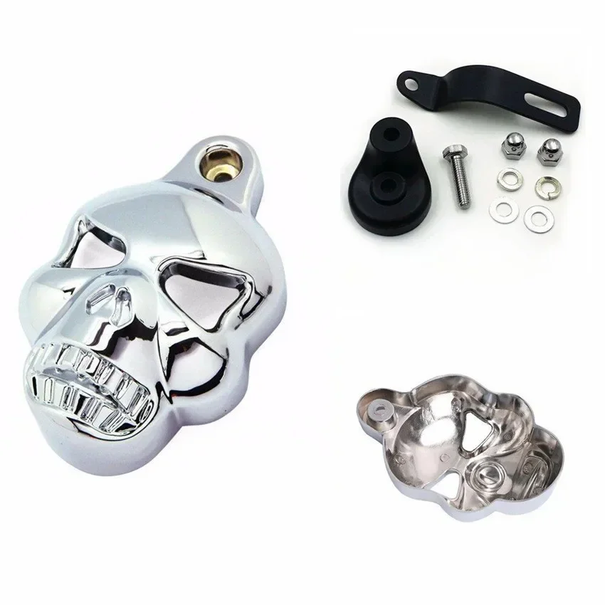 Motorcycle Aluminum Skull Horn Cover Cowbell For Harley Dyna Sportster Softail V-Rod Glide
Motorcycle Aluminum Skull Horn Cover Cowbell For Harley Dyna Sportster Softail V-Rod Glide