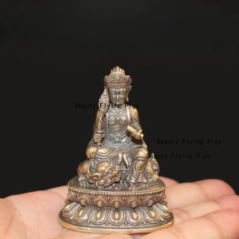 Manjusri Bodhisattva Buddha Statue Ornament Holding A Sword in Hand Buddha Hall Decoration Living Room Home Decor Metal Statue
Manjusri Bodhisattva Buddha Statue Ornament Holding A Sword in Hand Buddha Hall Decoration Living Room Home Decor Metal Statue