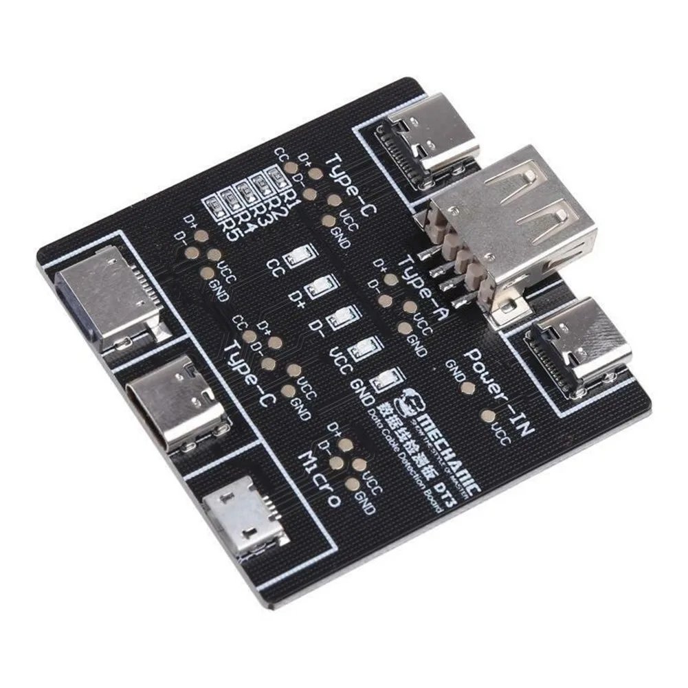 USB Data Cable Test Board For iphone Type-C Micro Port Portable Lightweight High Quality PCB Repair Data Cable Detection Board
USB Data Cable Test Board For iphone Type-C Micro Port Portable Lightweight High Quality PCB Repair Data Cable Detection Board