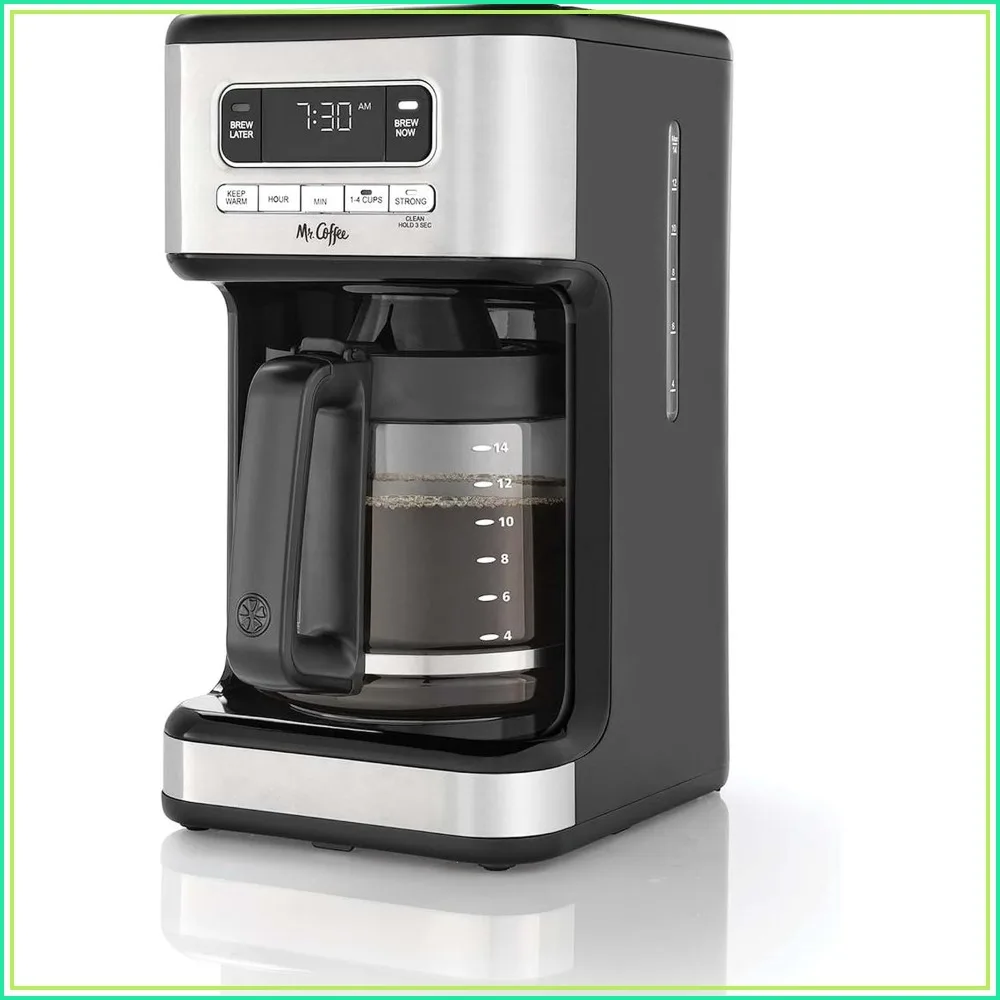 14 Cup Programmable Coffee Maker Stainless Steel, Strong Brew, Keep Warm
14 Cup Programmable Coffee Maker Stainless Steel, Strong Brew, Keep Warm