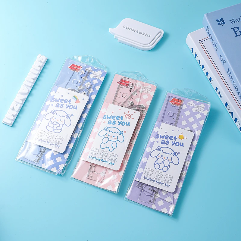 Ruler Student Set - Includes Ruler, Protractor, Measuring Tape And Compass - Learning Tools And Stationery Set
Ruler Student Set - Includes Ruler, Protractor, Measuring Tape And Compass - Learning Tools And Stationery Set