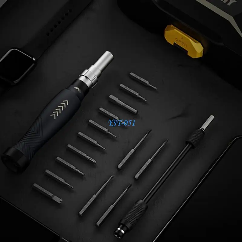 E15A Essential Ergonomic Mini Screwdriver with Multiple Size Tip for Phone Repair
E15A Essential Ergonomic Mini Screwdriver with Multiple Size Tip for Phone Repair