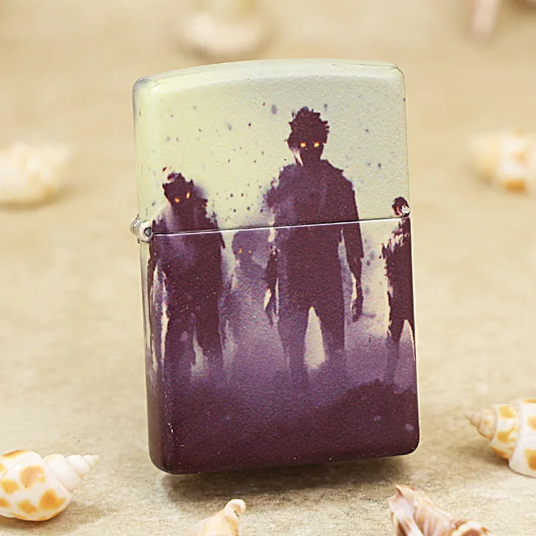 Genuine Zippo Colored Zombie oil lighter copper windproof cigarette Kerosene lighters Gift with anti-counterfeiting code
Genuine Zippo Colored Zombie oil lighter copper windproof cigarette Kerosene lighters Gift with anti-counterfeiting code
