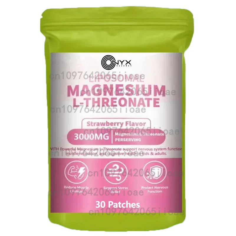 30 Patches Magnesium L-threonate Transdermal Patches - Promotes Muscle Function, Relaxation & Energy Metabolism
30 Patches Magnesium L-threonate Transdermal Patches - Promotes Muscle Function, Relaxation & Energy Metabolism
