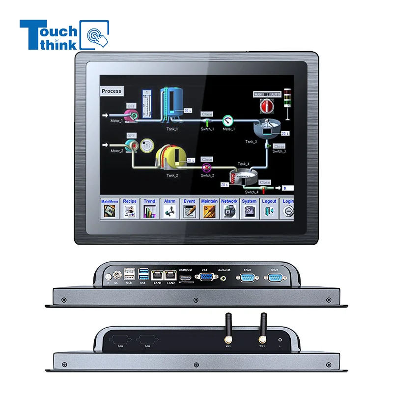 X Stock 10.1 Inch TFT LED Waterproof IP65 Fanless Rugged Embedded Industrial Touch Panel PC IPC Industrial Computer Accessory
X Stock 10.1 Inch TFT LED Waterproof IP65 Fanless Rugged Embedded Industrial Touch Panel PC IPC Industrial Computer Accessory