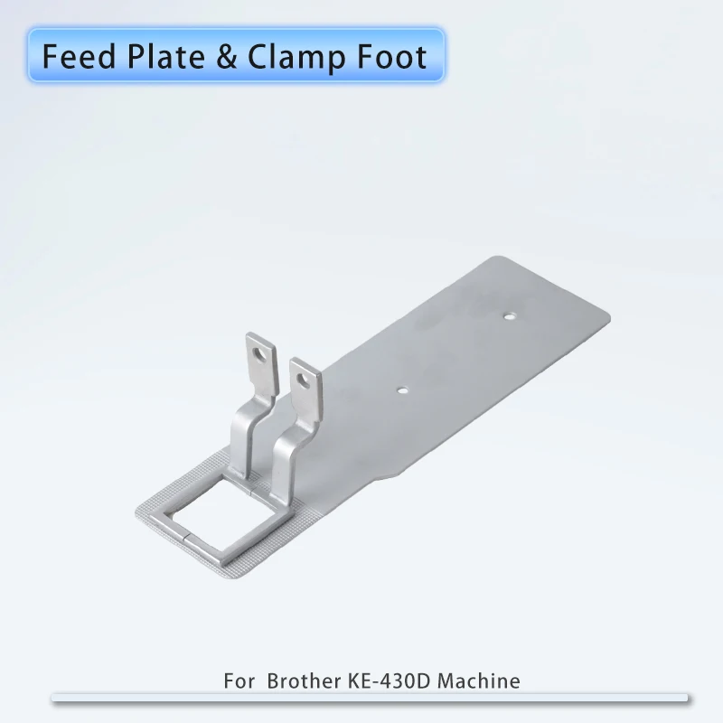 Feed Plate & Work Clamp Foot Kit Fits Ke-430d, Ke-430f Industrial Bartacking Sewing Machines Work Aera 30mmx30mm
Feed Plate & Work Clamp Foot Kit Fits Ke-430d, Ke-430f Industrial Bartacking Sewing Machines Work Aera 30mmx30mm