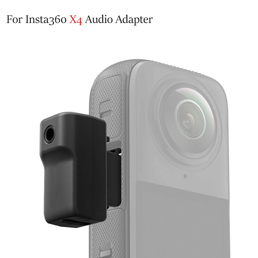 Mic Audio Adapter for Insta360 X4 Microphone Adapter Sound Recording Panoramic Sports Camera Accessories
Mic Audio Adapter for Insta360 X4 Microphone Adapter Sound Recording Panoramic Sports Camera Accessories