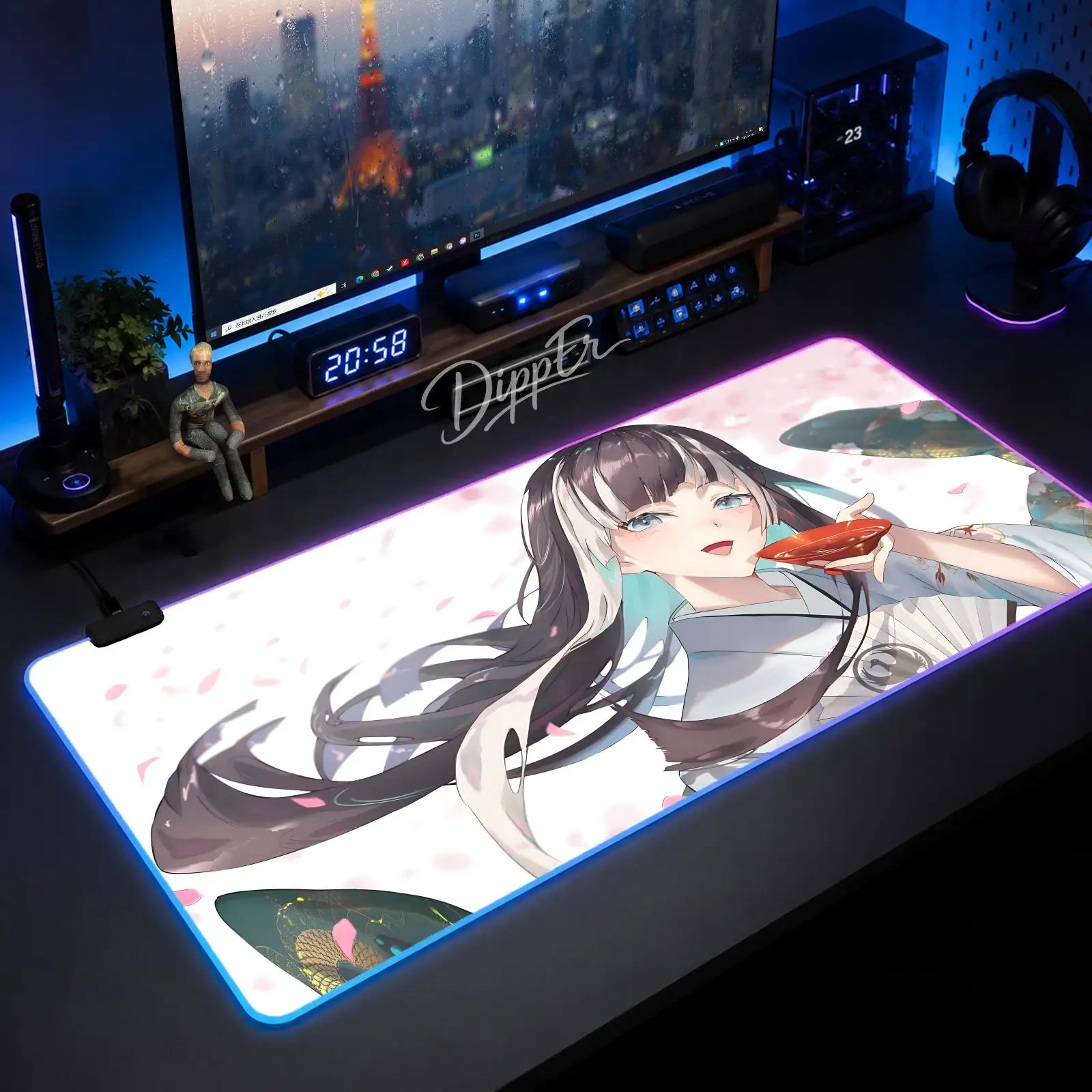 A-Juufuutei Raden Mouse Pad Large Size LED Glowing Table Pad XXL Gaming Non-slip Rubber Mat With Backlight
A-Juufuutei Raden Mouse Pad Large Size LED Glowing Table Pad XXL Gaming Non-slip Rubber Mat With Backlight