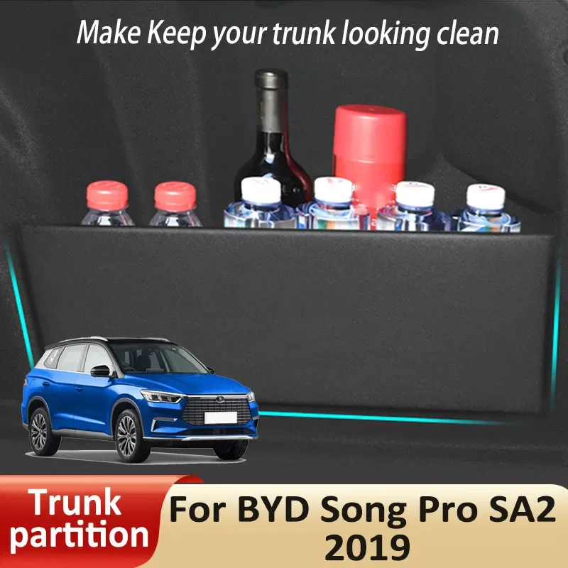Car Organizer Trunk Side Partition For BYD Song Pro SA2 2019 Auto Interior modification parts Trunk Accessories Storage Tools
Car Organizer Trunk Side Partition For BYD Song Pro SA2 2019 Auto Interior modification parts Trunk Accessories Storage Tools