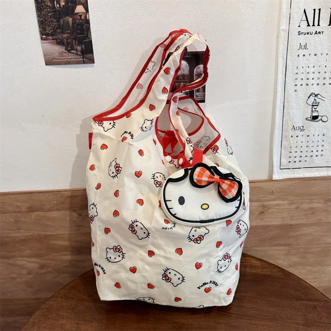 Japan Cartoon HelloKitty My Melody Shoulder Portable Folding Shopping Bag Handbag with Large Capacity Storage Bag High Quality
Japan Cartoon HelloKitty My Melody Shoulder Portable Folding Shopping Bag Handbag with Large Capacity Storage Bag High Quality