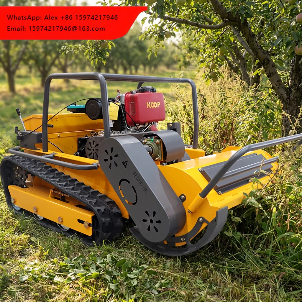 Chinese Factory Hot 800mm 1000mm Self Propelled Crawler Remote Control Lawn Flail Mower For Green Space
Chinese Factory Hot 800mm 1000mm Self Propelled Crawler Remote Control Lawn Flail Mower For Green Space
