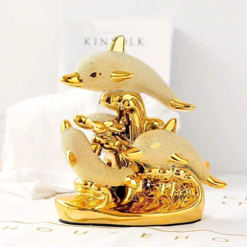 Decoration Modern Minimalist Dolphin Ornaments Ceramic Crafts Wine Cabinet TV Cabinet Home Decoration Gift Furnishings
Decoration Modern Minimalist Dolphin Ornaments Ceramic Crafts Wine Cabinet TV Cabinet Home Decoration Gift Furnishings