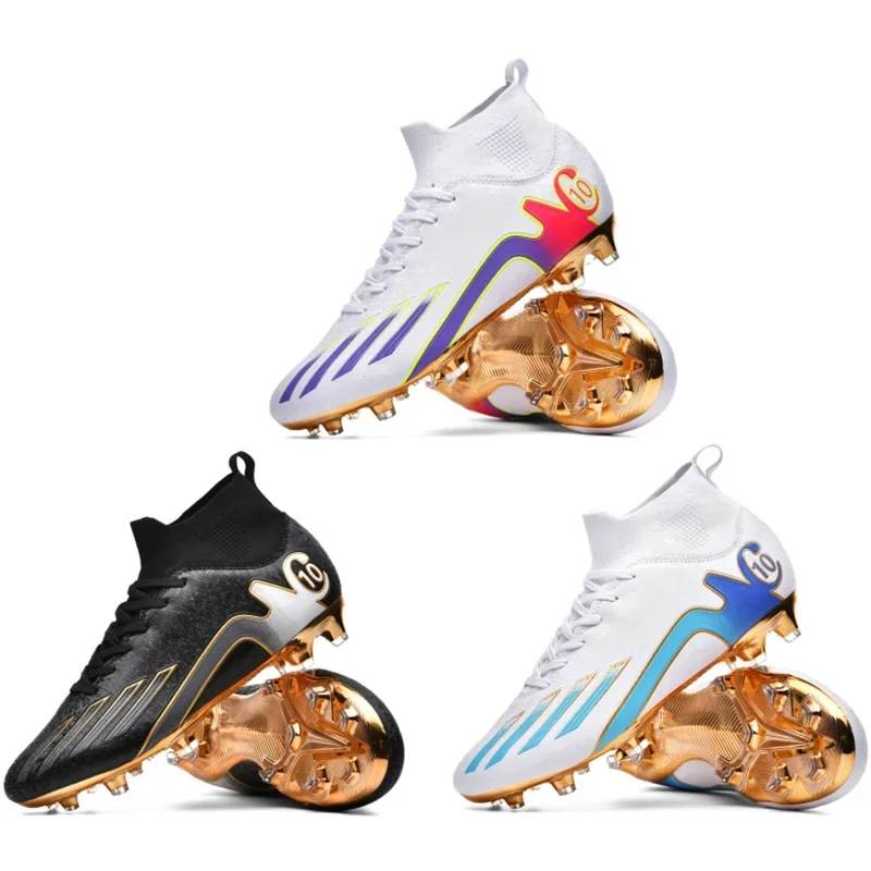 New Outdoor Men Soccer Shoes Adult Kids Long Spikes Football Boots Training Sport Footwear Sneakers Non Slip Training Unisex
New Outdoor Men Soccer Shoes Adult Kids Long Spikes Football Boots Training Sport Footwear Sneakers Non Slip Training Unisex