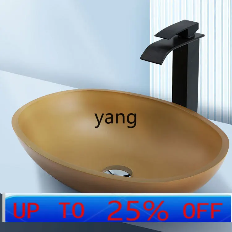 LH tempered glass counter basin simple wash basin household premium gray art basin oval
LH tempered glass counter basin simple wash basin household premium gray art basin oval