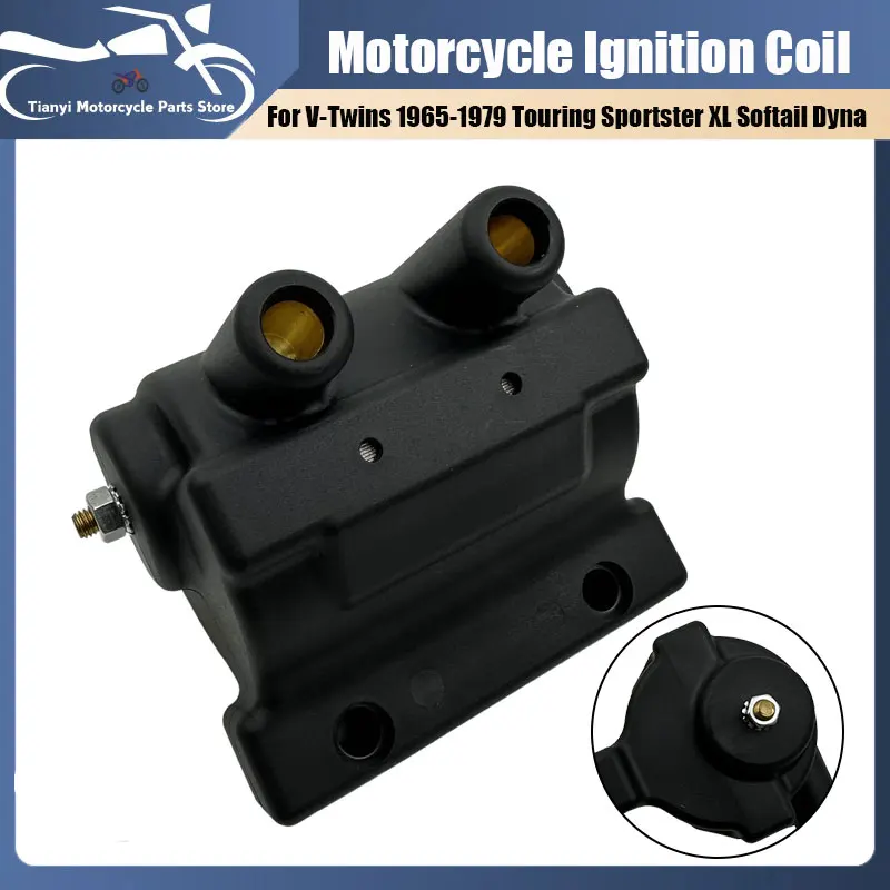 31609-65A Ignition Coil For Sportster Big Twin Dyna Softail Fat Boy FLSTF Motorcycle Ignition Coils Replacement 3160965A
31609-65A Ignition Coil For Sportster Big Twin Dyna Softail Fat Boy FLSTF Motorcycle Ignition Coils Replacement 3160965A