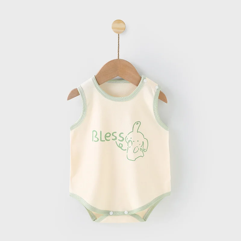 3M-4Y Baby Cotton Sleeveless Rompers Summer Cartoon Boys And Girls Comfortable Rompers
3M-4Y Baby Cotton Sleeveless Rompers Summer Cartoon Boys And Girls Comfortable Rompers