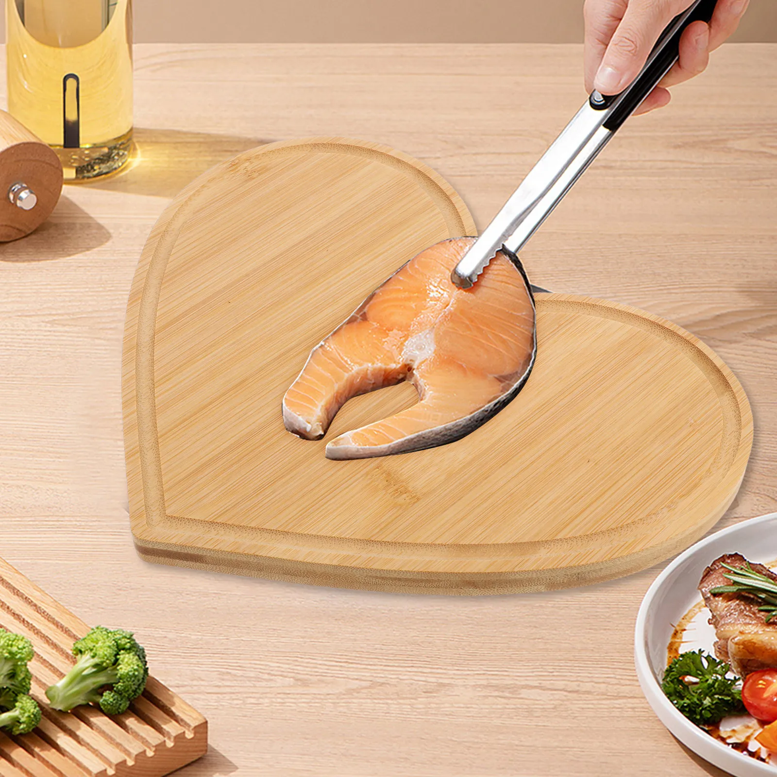 3Pcs Heart Shaped Bamboo Cutting Boards Kitchen Chopping Board Vegetable Meat Cheese Decorative Serving Platter Tray Snack
3Pcs Heart Shaped Bamboo Cutting Boards Kitchen Chopping Board Vegetable Meat Cheese Decorative Serving Platter Tray Snack