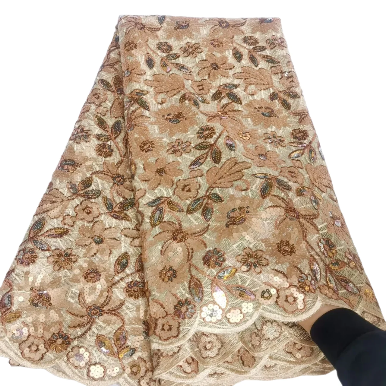 New African Nigerian Groom Sequin Sequence Lace Fabric 2025 French Gold Mesh Lace Fabric for Party Wedding Dress Sewing 5 Yards
New African Nigerian Groom Sequin Sequence Lace Fabric 2025 French Gold Mesh Lace Fabric for Party Wedding Dress Sewing 5 Yards