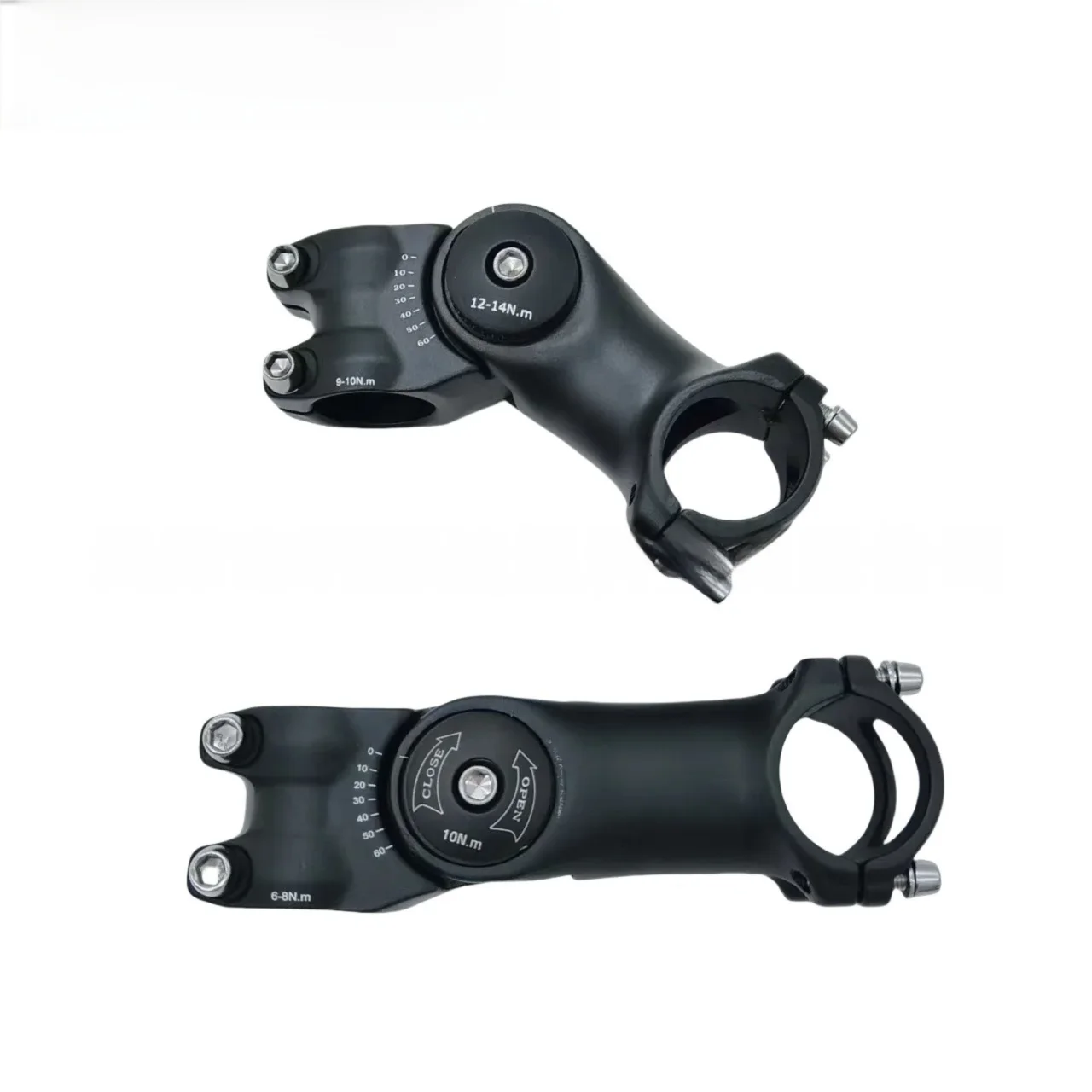 Adjustable MTB Stem 31.8mm 90/100mm 0-60° Riser Aluminum Alloy Bicycle Handlebar Stem for Mountain Road Bike 28.6mm Fork Steerer
Adjustable MTB Stem 31.8mm 90/100mm 0-60° Riser Aluminum Alloy Bicycle Handlebar Stem for Mountain Road Bike 28.6mm Fork Steerer