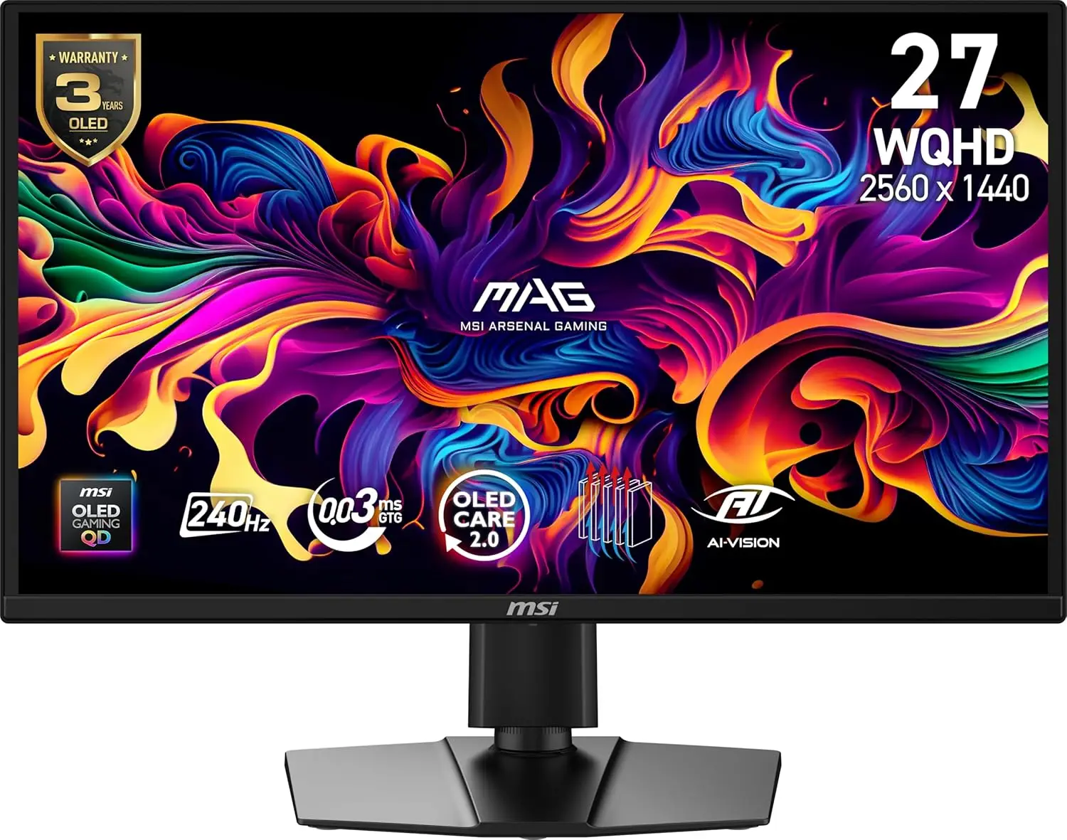 ming Monitor, 240Hz, Adaptive-Sync, HDMI, DisplayPort, VESA Mountable, Tilt, Height Adjustable, Speaker, 0.03ms, Black
ming Monitor, 240Hz, Adaptive-Sync, HDMI, DisplayPort, VESA Mountable, Tilt, Height Adjustable, Speaker, 0.03ms, Black