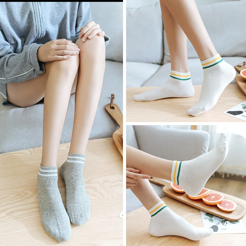 5 Pairs 1 Lot Striped Streetwear Women Rainbow Socks Set 100 Cotton Women Pack Strip Sox Fashion Funny Yellow White Ankle Sock
5 Pairs 1 Lot Striped Streetwear Women Rainbow Socks Set 100 Cotton Women Pack Strip Sox Fashion Funny Yellow White Ankle Sock
