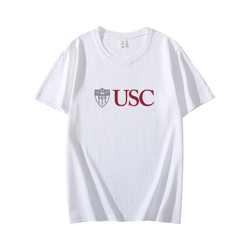 USC University of Southern California Summer Cotton T Shirts Men Simple O Neck Stretch Solid New Tops Clothing Casual Tshirt
USC University of Southern California Summer Cotton T Shirts Men Simple O Neck Stretch Solid New Tops Clothing Casual Tshirt