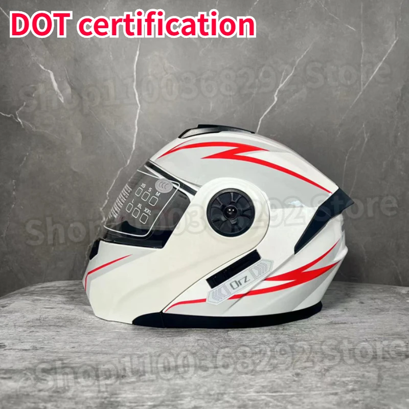 ORZ Electric Motorcycle Helmet Men's and Women's Four Seasons Flip Up Helmet Summer Riding Safety Helmet casco moto
ORZ Electric Motorcycle Helmet Men's and Women's Four Seasons Flip Up Helmet Summer Riding Safety Helmet casco moto