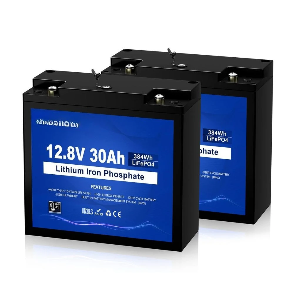 2 Pack 12V 30Ah LiFePO4 Lithium Battery with DC Port, Low Temp CutOff, 4000 Deep Cycle Rechargeable Battery, for Trolling Motor
2 Pack 12V 30Ah LiFePO4 Lithium Battery with DC Port, Low Temp CutOff, 4000 Deep Cycle Rechargeable Battery, for Trolling Motor