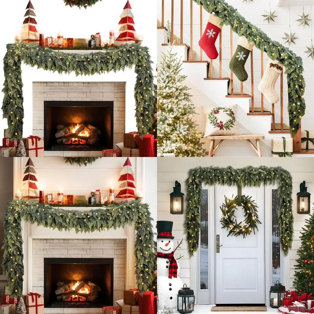 Гирлянда из кедра, 120 светодиодов, реалистичная зимняя сосна, 9 футов для рождественского декора на открытом воздухе/в помещении
Гирлянда из кедра, 120 светодиодов, реалистичная зимняя сосна, 9 футов для рождественского декора на открытом воздухе/в помещении