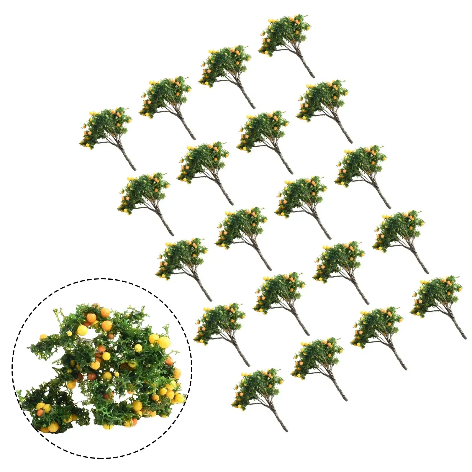 20Pcs Orange Fruit Model Trees 4cm Model Train Diorama Garden Orchard Scenery Building Construction Toys Model Building
20Pcs Orange Fruit Model Trees 4cm Model Train Diorama Garden Orchard Scenery Building Construction Toys Model Building
