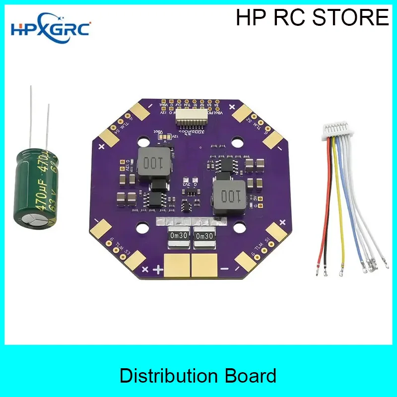 High Power PDB for Drone Robot 12S LiPo, 8-60V Input 440A Current Sensor, Dual BEC 5V 5A & 12V 4A, 30.5mm Mount X-Class
High Power PDB for Drone Robot 12S LiPo, 8-60V Input 440A Current Sensor, Dual BEC 5V 5A & 12V 4A, 30.5mm Mount X-Class