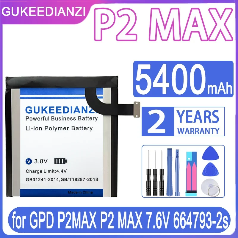 Аккумулятор для планшета большой емкости 5400 мАч для GPD P2MAX P2 MAX 7,6 В 664793 -2s, P2 MAX
Аккумулятор для планшета большой емкости 5400 мАч для GPD P2MAX P2 MAX 7,6 В 664793 -2s, P2 MAX
