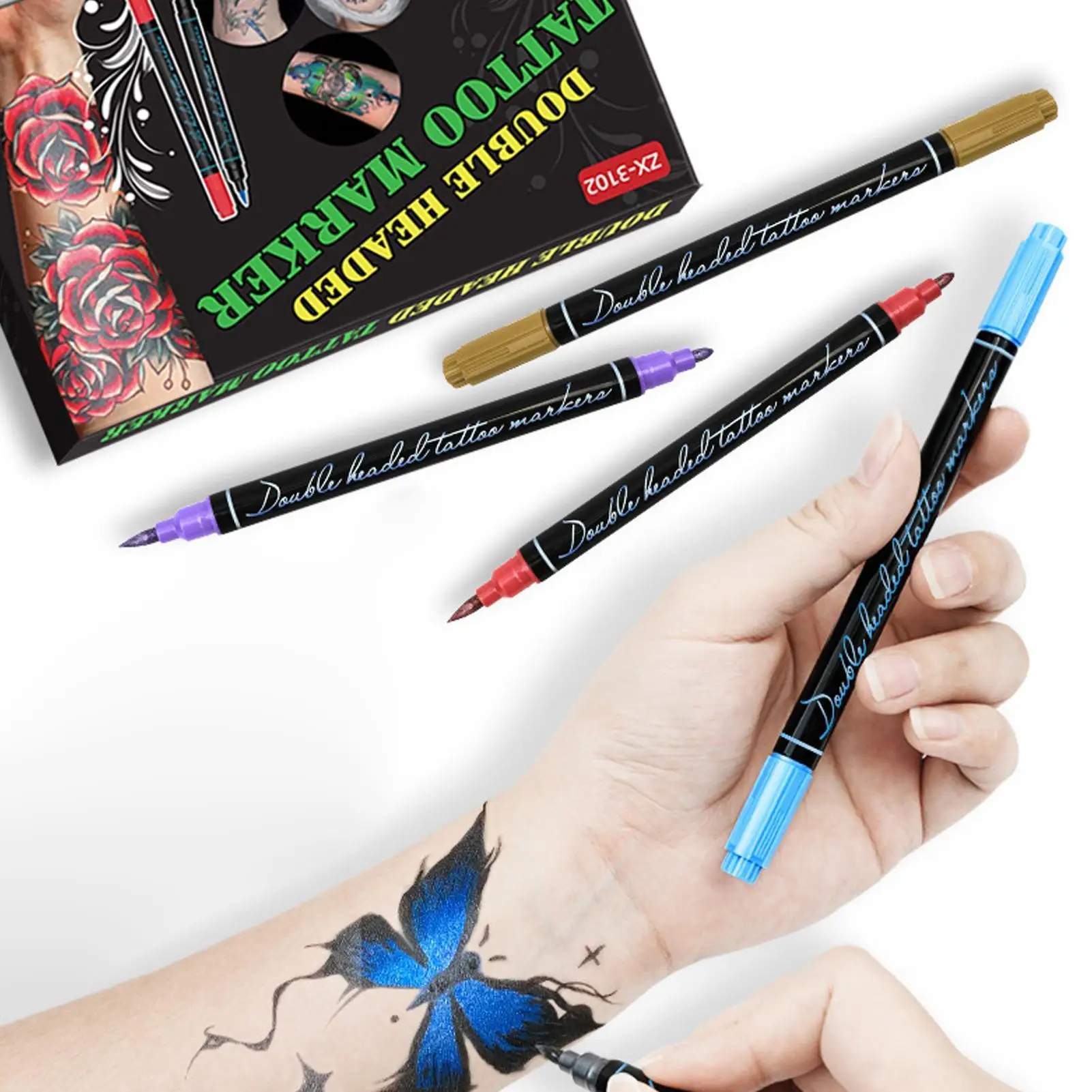 10 шт., временные маркеры для татуировки для кожи, ручки для татуировки, кончик кисти, яркие цвета, набор красок для лица, косметическое качество, макияж на Хэллоуин
10 шт., временные маркеры для татуировки для кожи, ручки для татуировки, кончик кисти, яркие цвета, набор красок для лица, косметическое качество, макияж на Хэллоуин