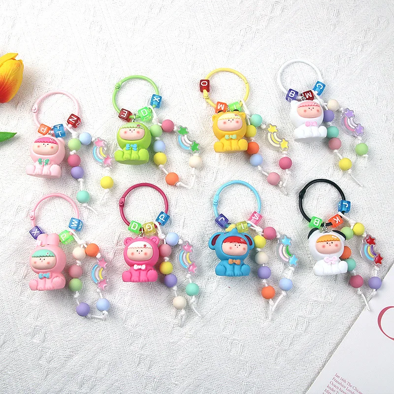 Cute Cartoon Doll Beaded Key Chains for Women Girls Keychain Kawaii Bag Backpack Charms Couple Friend Jewelry Gift
Cute Cartoon Doll Beaded Key Chains for Women Girls Keychain Kawaii Bag Backpack Charms Couple Friend Jewelry Gift