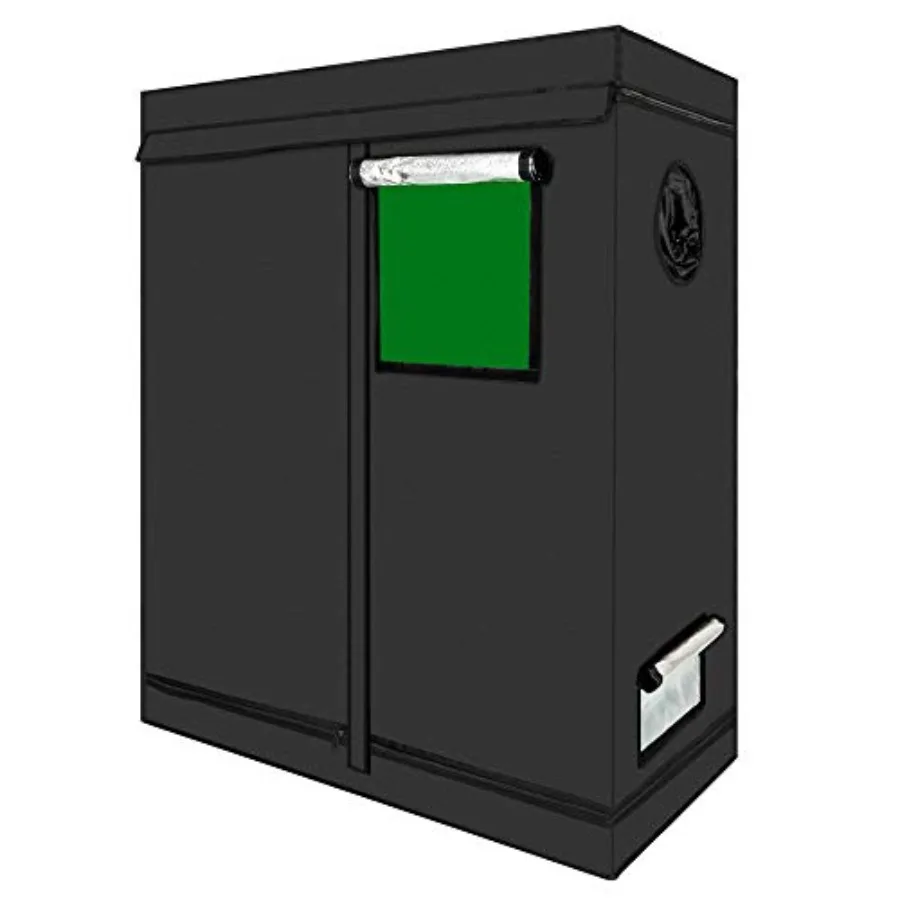 Тент для выращивания растений в помещении 48x24x60 с огледалом для наблюдения и поддоном, черный, из премиального светоотражающего материала Mylar для гидропоники
Тент для выращивания растений в помещении 48x24x60 с огледалом для наблюдения и поддоном, черный, из премиального светоотражающего материала Mylar для гидропоники