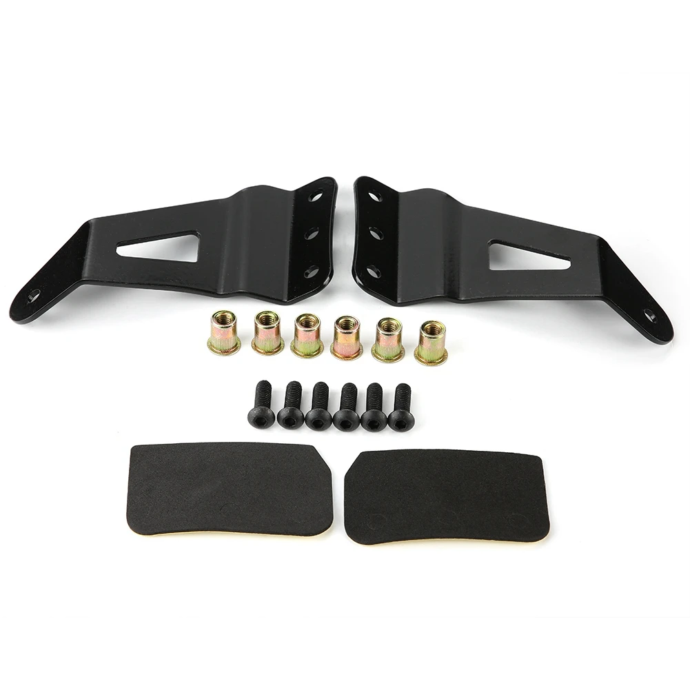 52in Curved LED Light Bar Mounting Brackets for Ford F250 F350 4WD 2WD 1999‑2015
52in Curved LED Light Bar Mounting Brackets for Ford F250 F350 4WD 2WD 1999‑2015