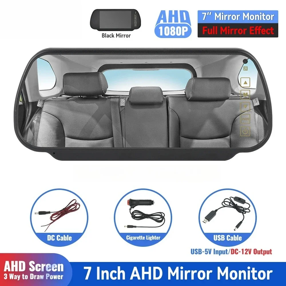 Queender 7 Inch Car Mirror Monitor for Vehicle Parking Automotive TFT LCD Screen
Queender 7 Inch Car Mirror Monitor for Vehicle Parking Automotive TFT LCD Screen