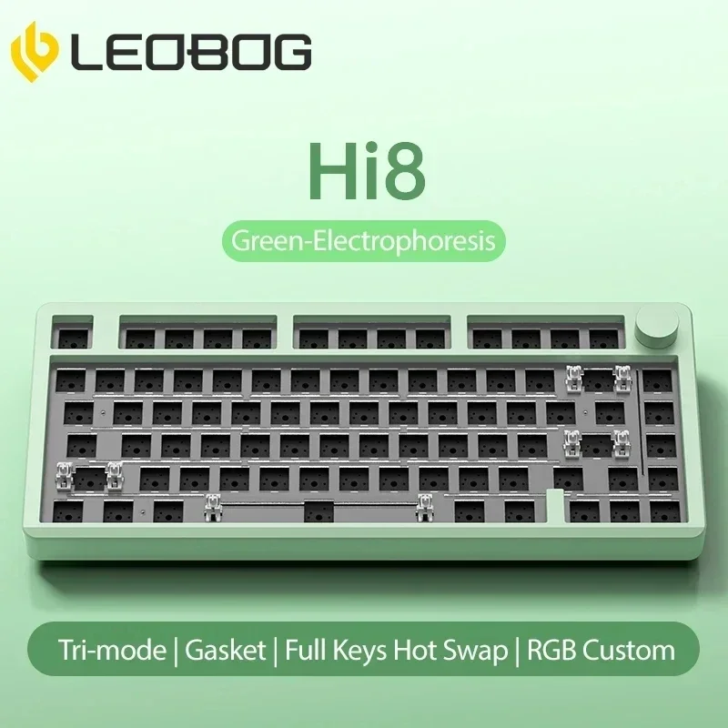 Комплект механической клавиатуры Leobog Hi8, 3 режима, алюминиевые комплекты, 2,4G, комплект беспроводной Bluetooth-клавиатуры, 80 клавиш, игровая клавиатура с горячей заменой, подарок
Комплект механической клавиатуры Leobog Hi8, 3 режима, алюминиевые комплекты, 2,4G, комплект беспроводной Bluetooth-клавиатуры, 80 клавиш, игровая клавиатура с горячей заменой, подарок