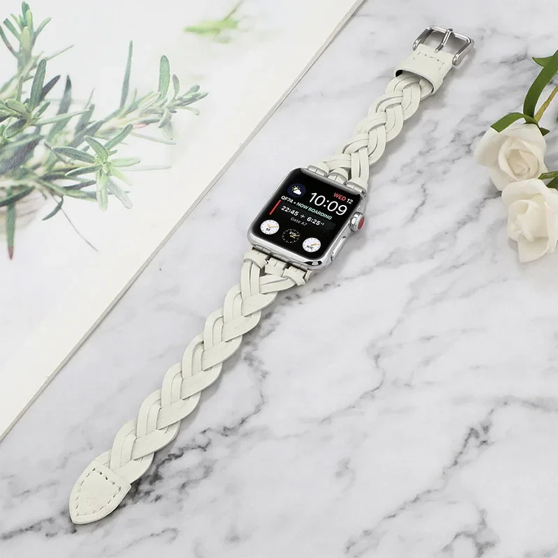 Leather Strap for Apple Watch Ultra 10 9 8 7 45mm 41mm 42mm 46mm Breathable Woven Bracelet iWatch 6 5 4 3 SE 44mm 40mm Correa
Leather Strap for Apple Watch Ultra 10 9 8 7 45mm 41mm 42mm 46mm Breathable Woven Bracelet iWatch 6 5 4 3 SE 44mm 40mm Correa
